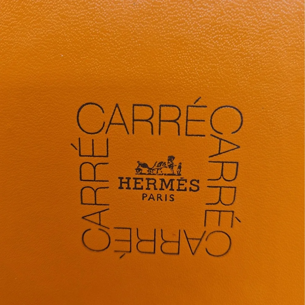 Hermes Book Carre Scarf Guide Orange Illustrated 1998 1st Edition Mini Hardcover